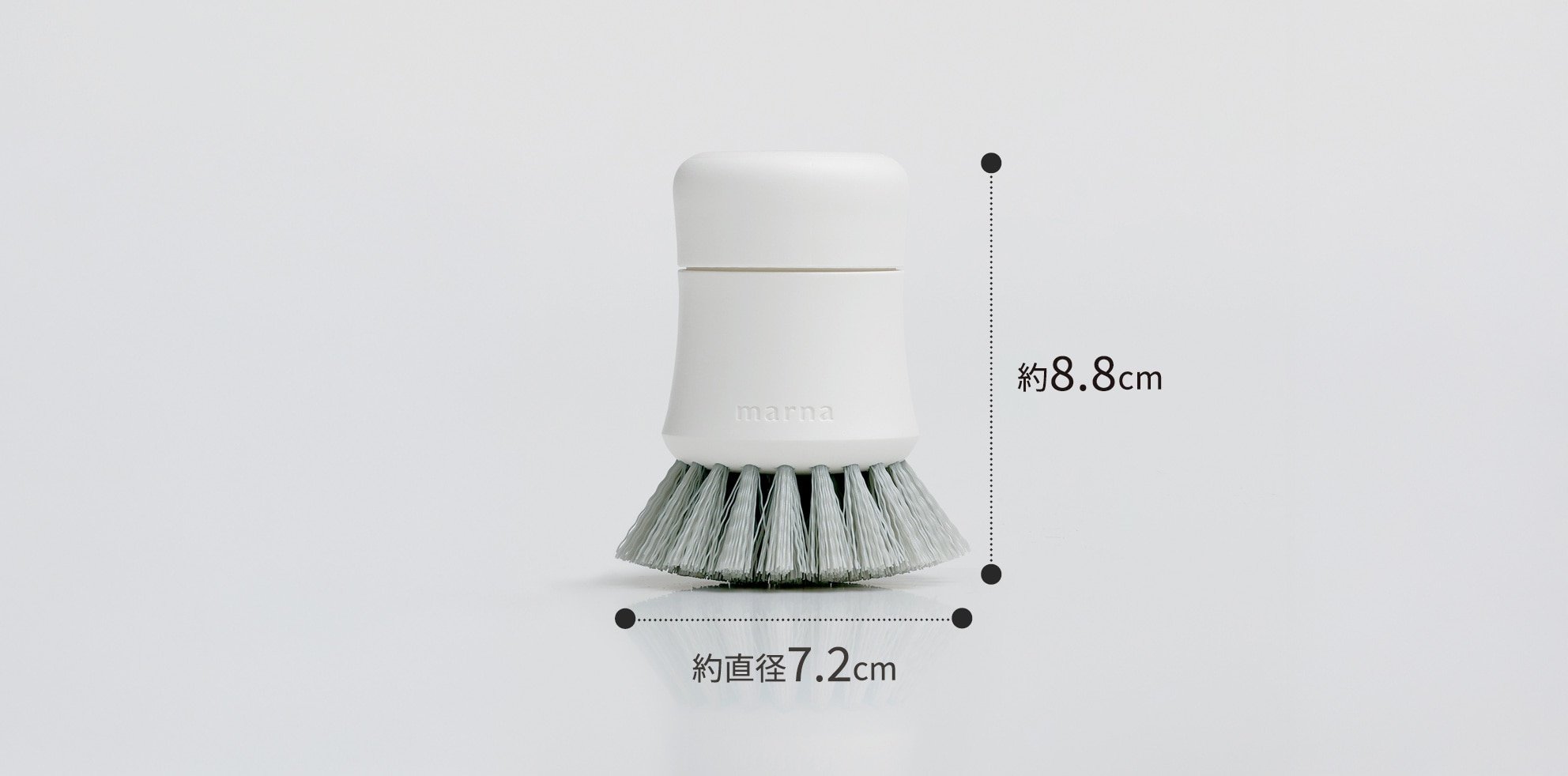 ワンプッシュキッチンブラシ