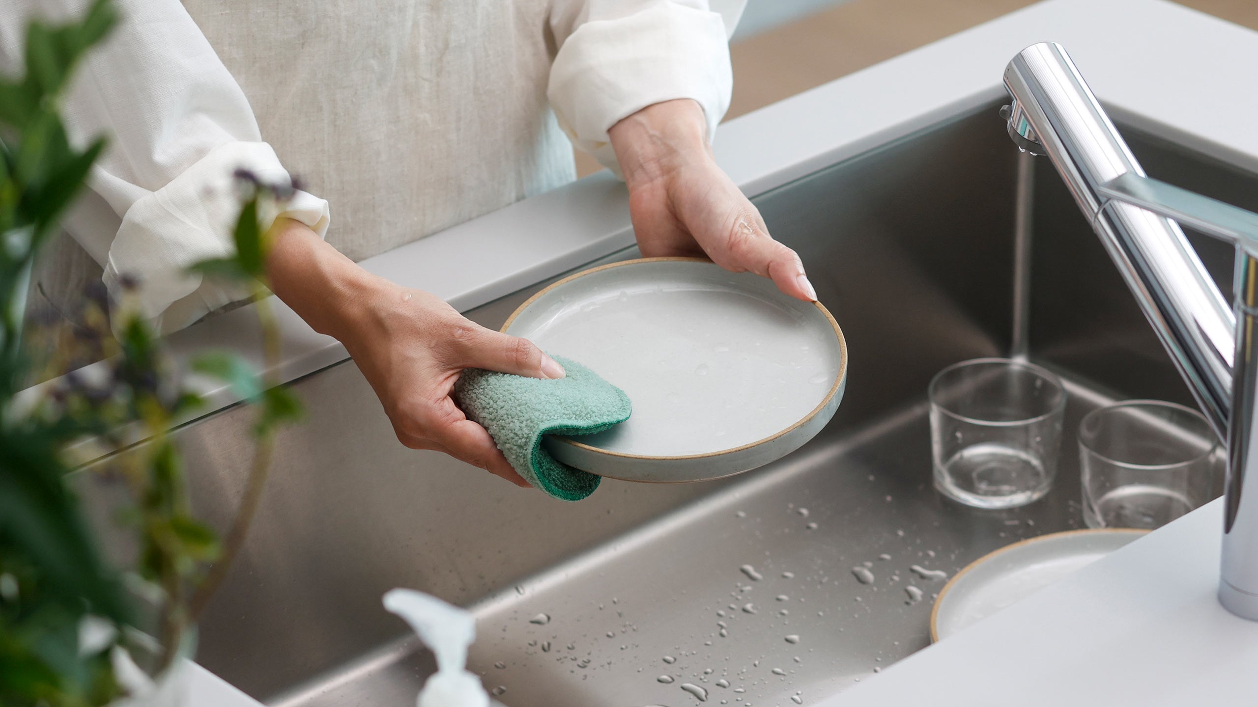 水ピカ キッチンスポンジ 薄型