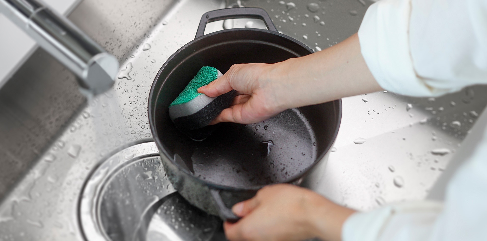 水ピカ キッチンスポンジ 3層