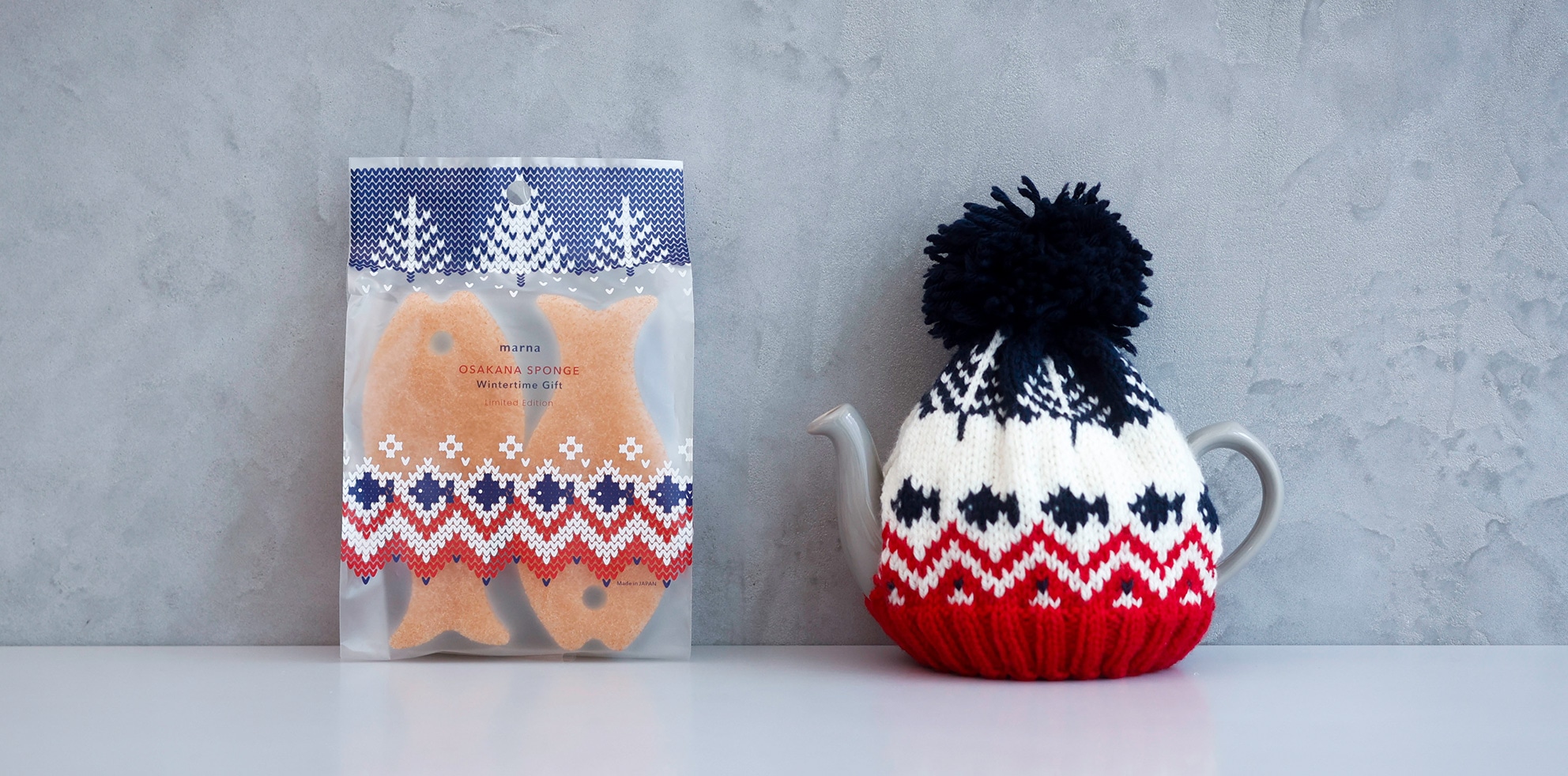 おさかなスポンジ 冬のおくりもの