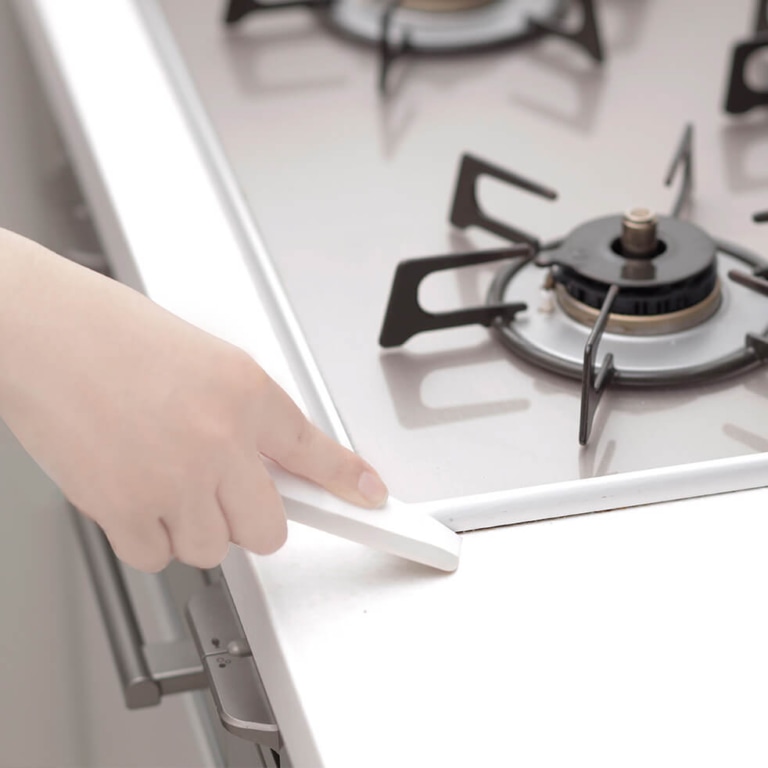 ふきんのように使えるキッチンスキージー