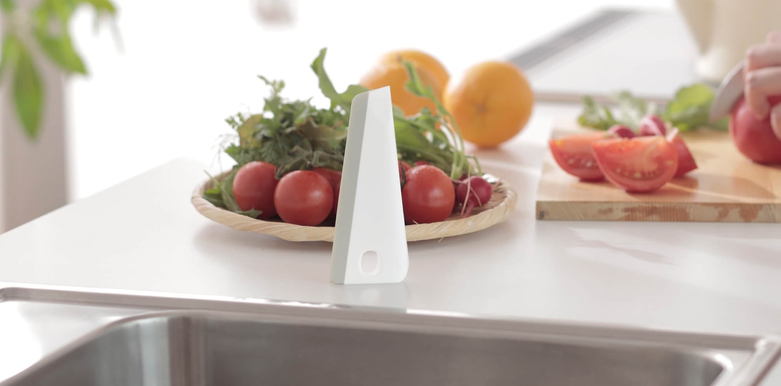 ふきんのように使えるキッチンスキージー