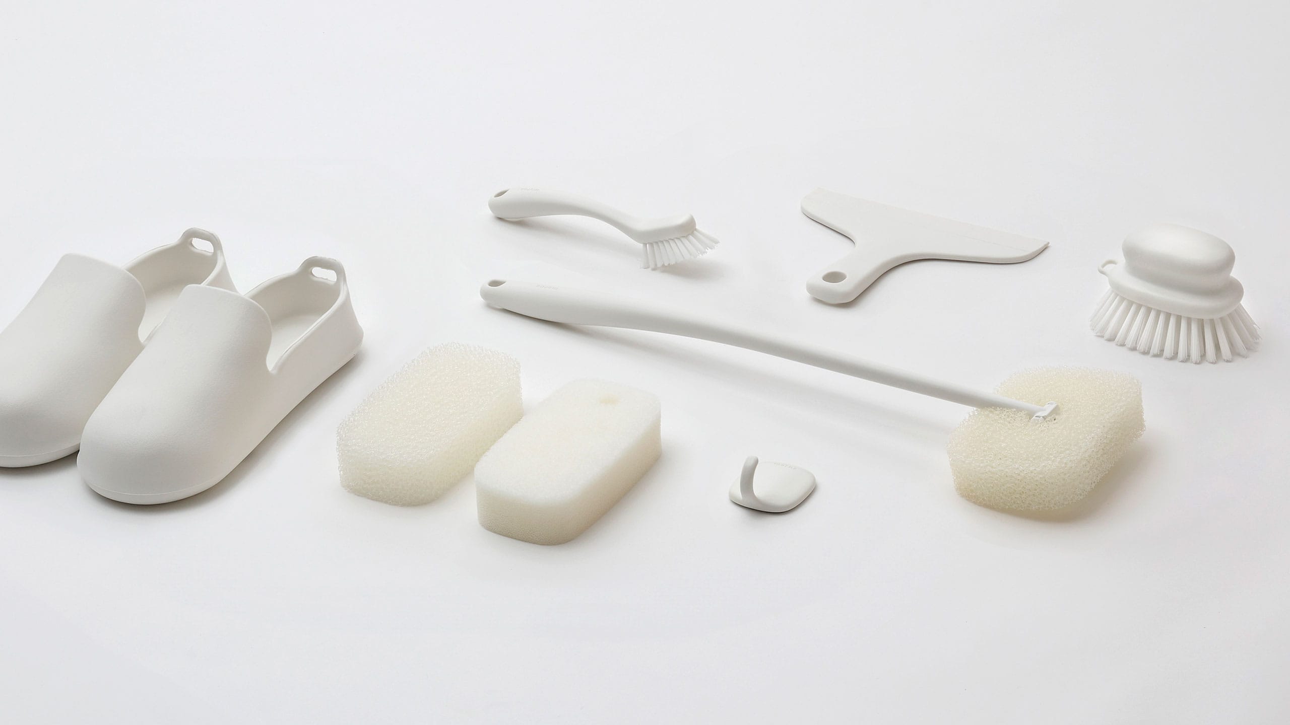 らくな姿勢で洗える柄付きバススポンジ