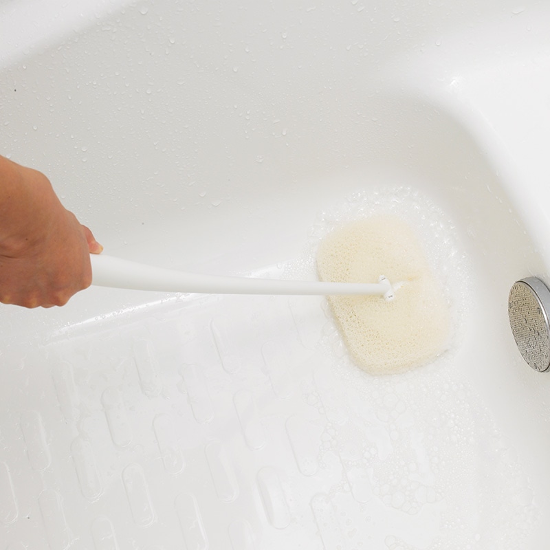 お風呂の柄付きスポンジ リフィル ホワイト