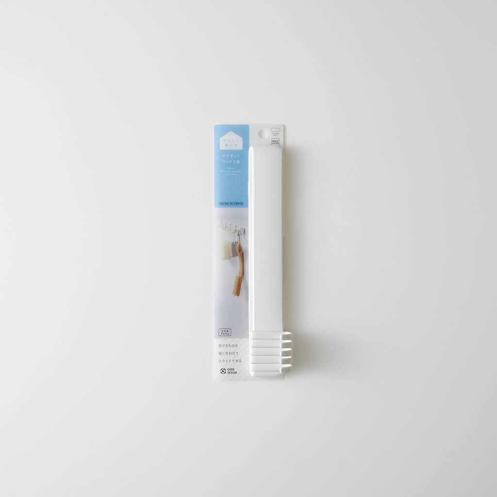 マグネットフック5連 ホワイト