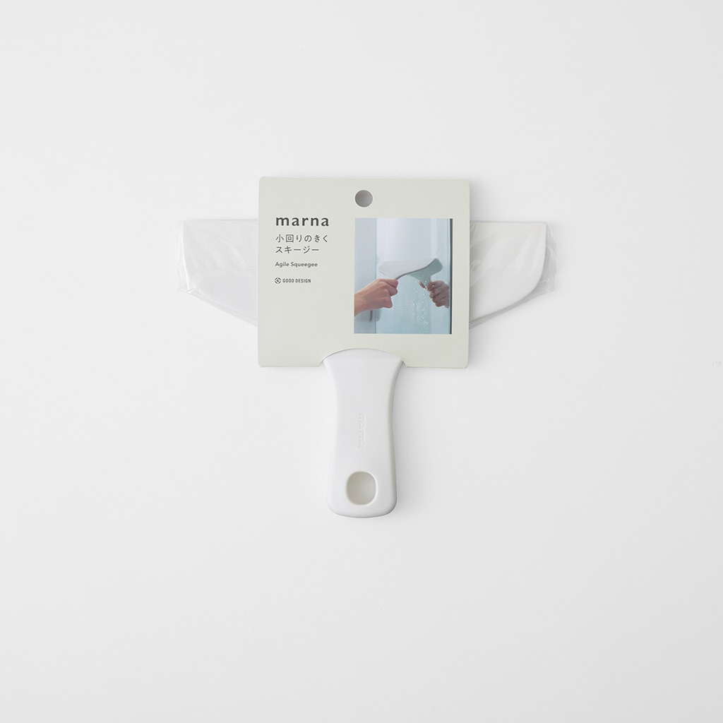 小回りのきくスキージー ホワイト