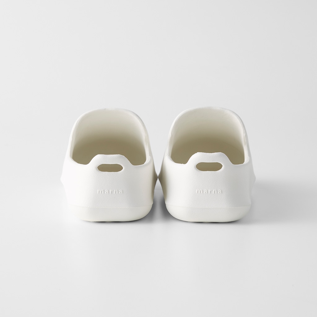 収納しやすいお風呂のスリッパ ホワイト