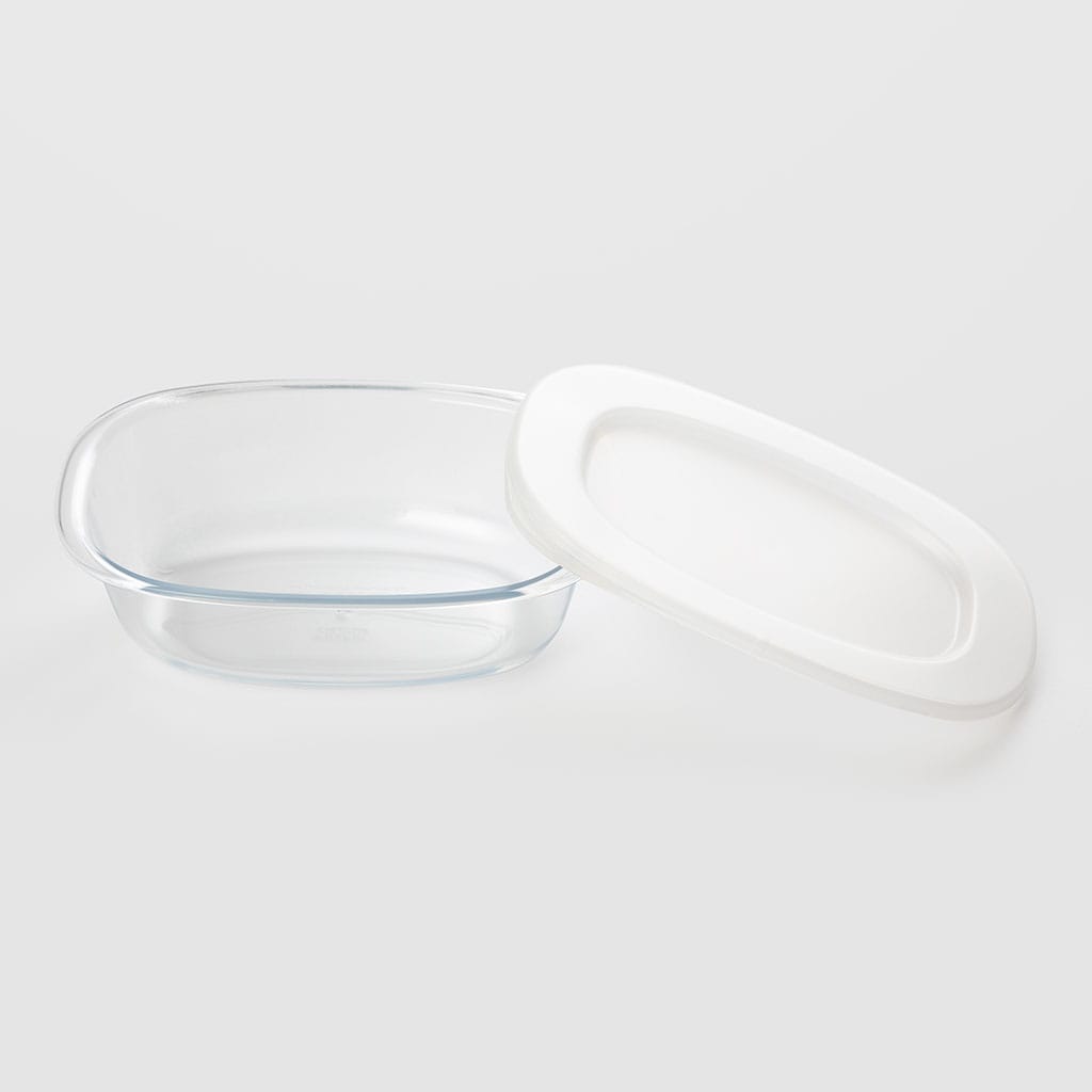 [ギフト]うつわにもなる保存容器 650mL クリア 2個入り