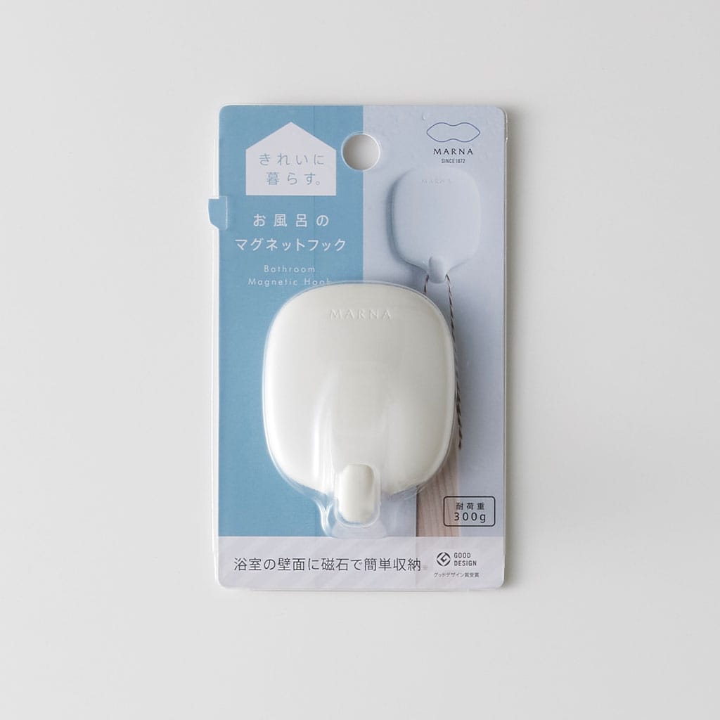 お風呂のマグネットフック ホワイト