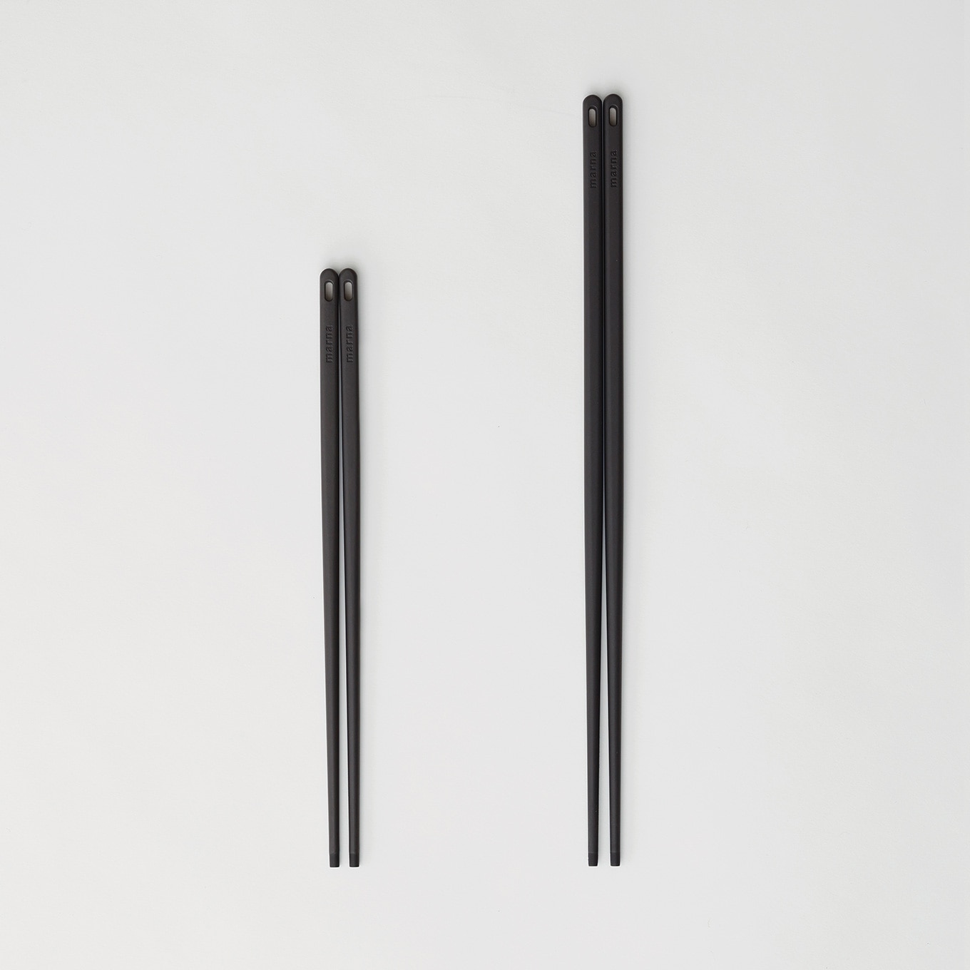 つかみやすい菜箸 ダークグレー 24cm