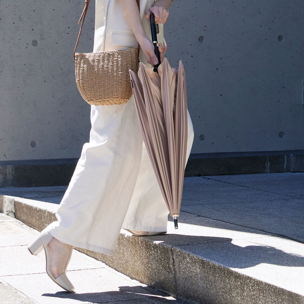 Shupatto アンブレラ UV 55cm パウダーブラウン