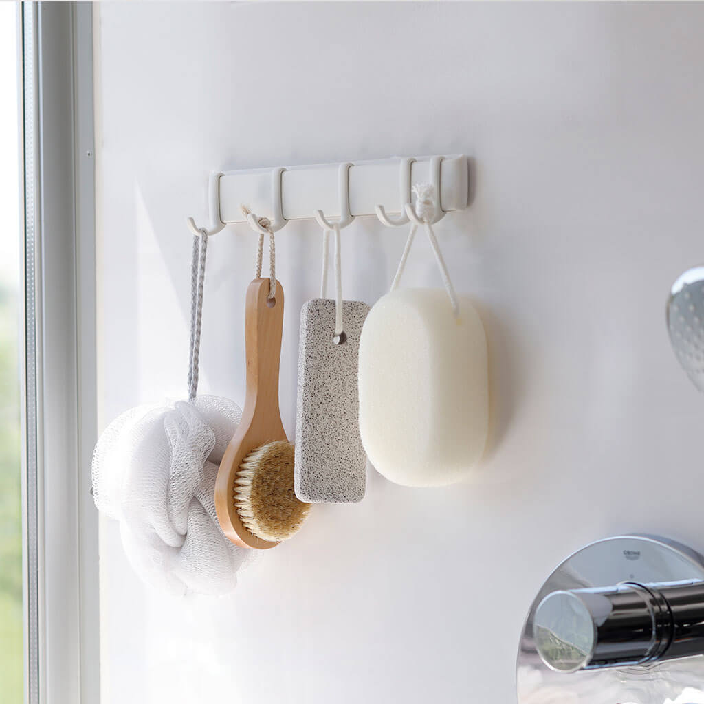 マグネットフック5連 ホワイト