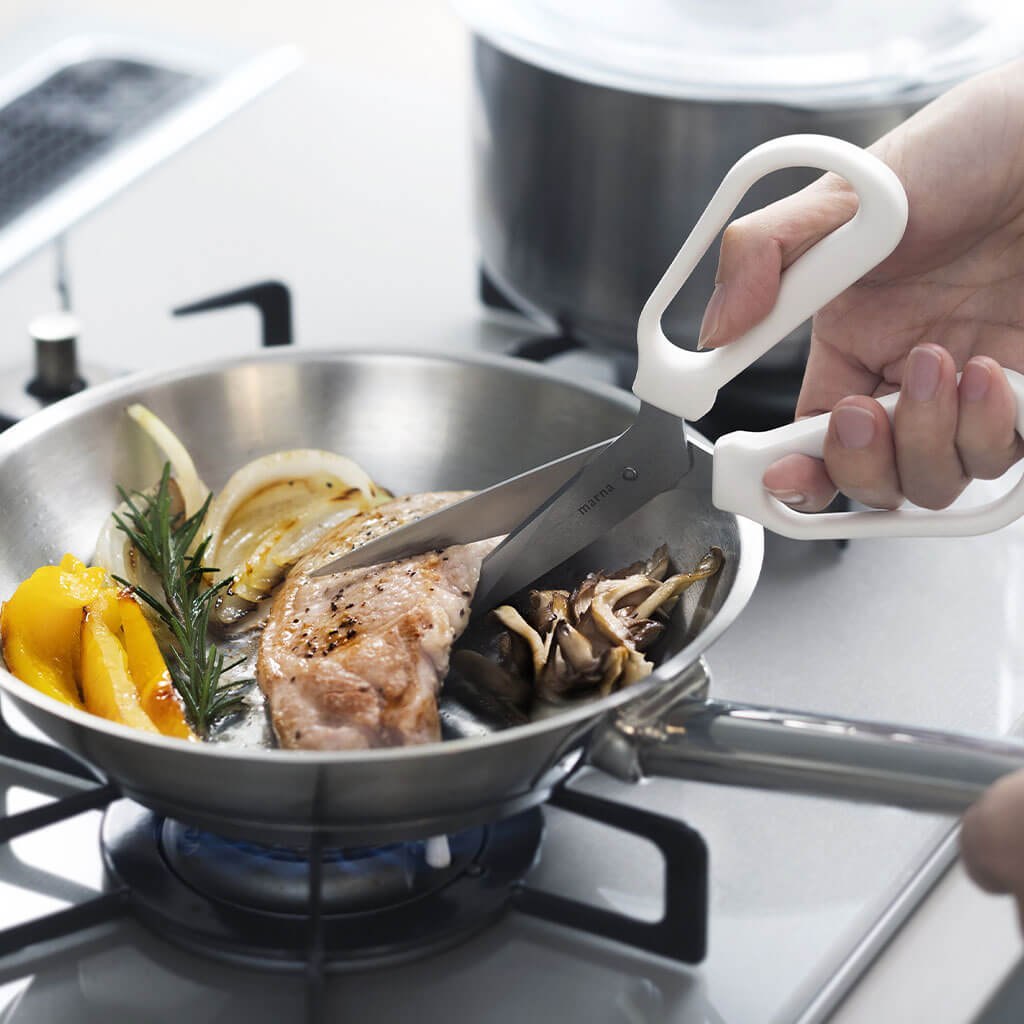  [ギフト] 料理のハサミ ホワイト