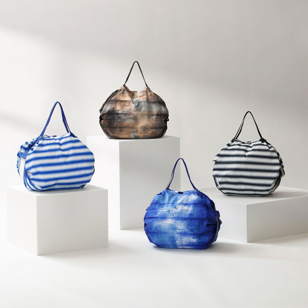  [ギフト]Shupattoコンパクトバッグ M 10周年記念モデル 強調/ブルー