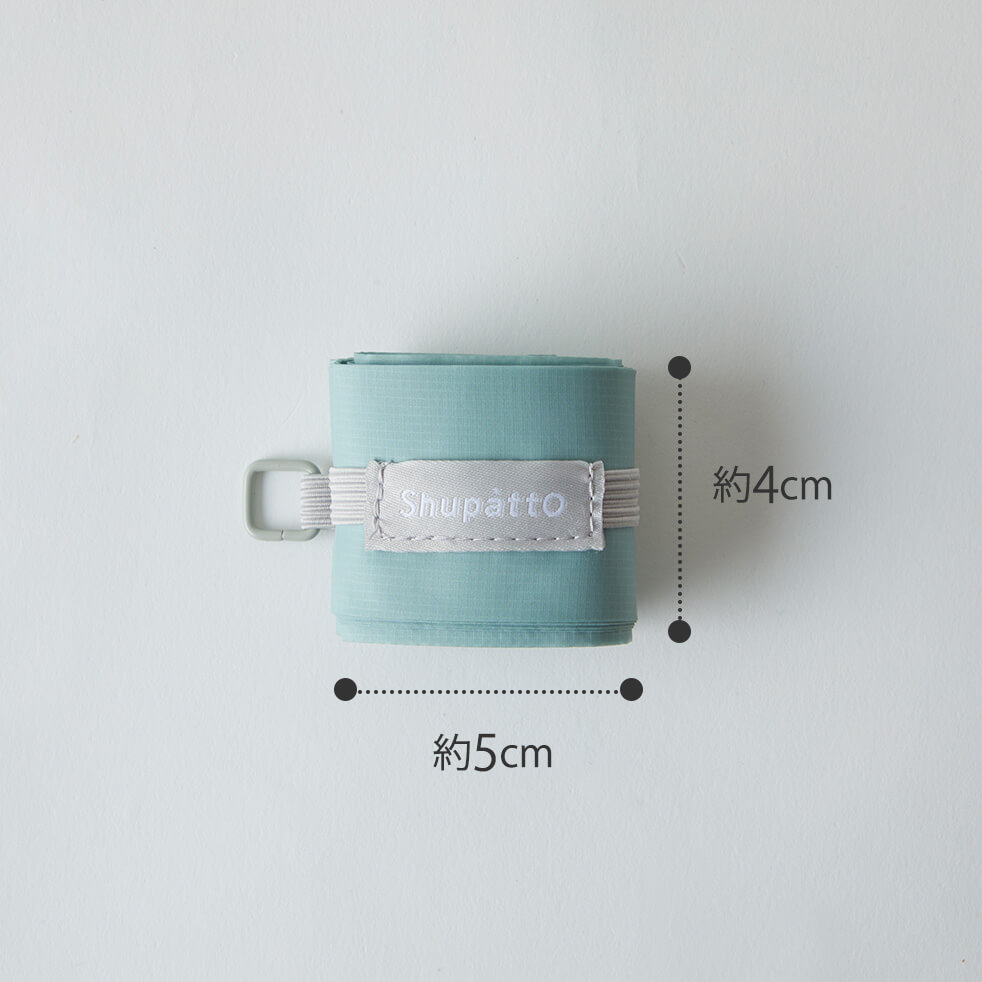 Shupatto ミニマルバッグ Drop 12L ホワイトセージ