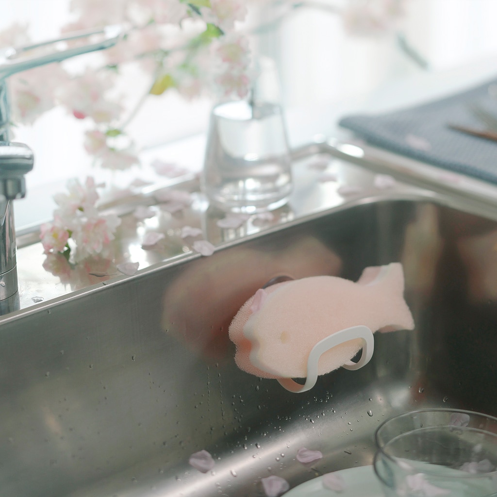 おさかなスポンジ さくら さくら 2個入り