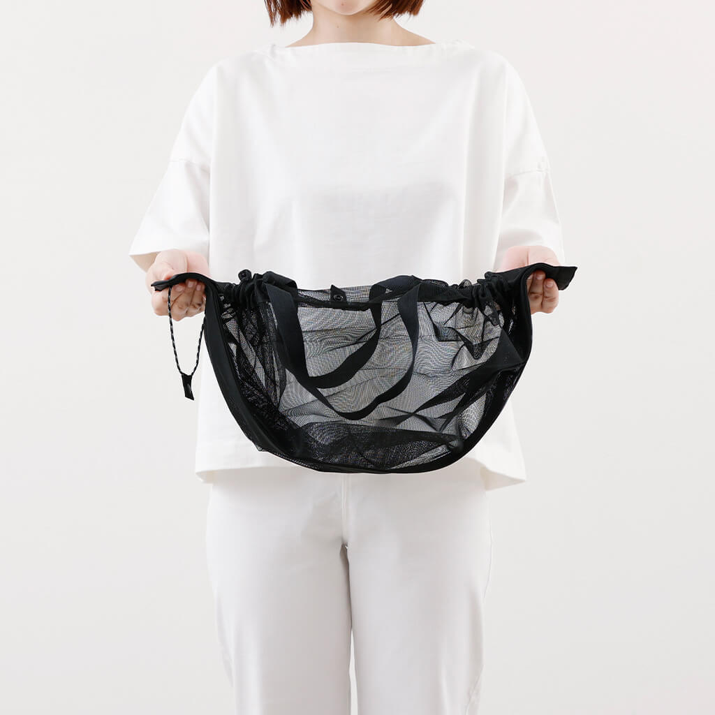 Shupatto メッシュバッグ 25L サンドベージュ