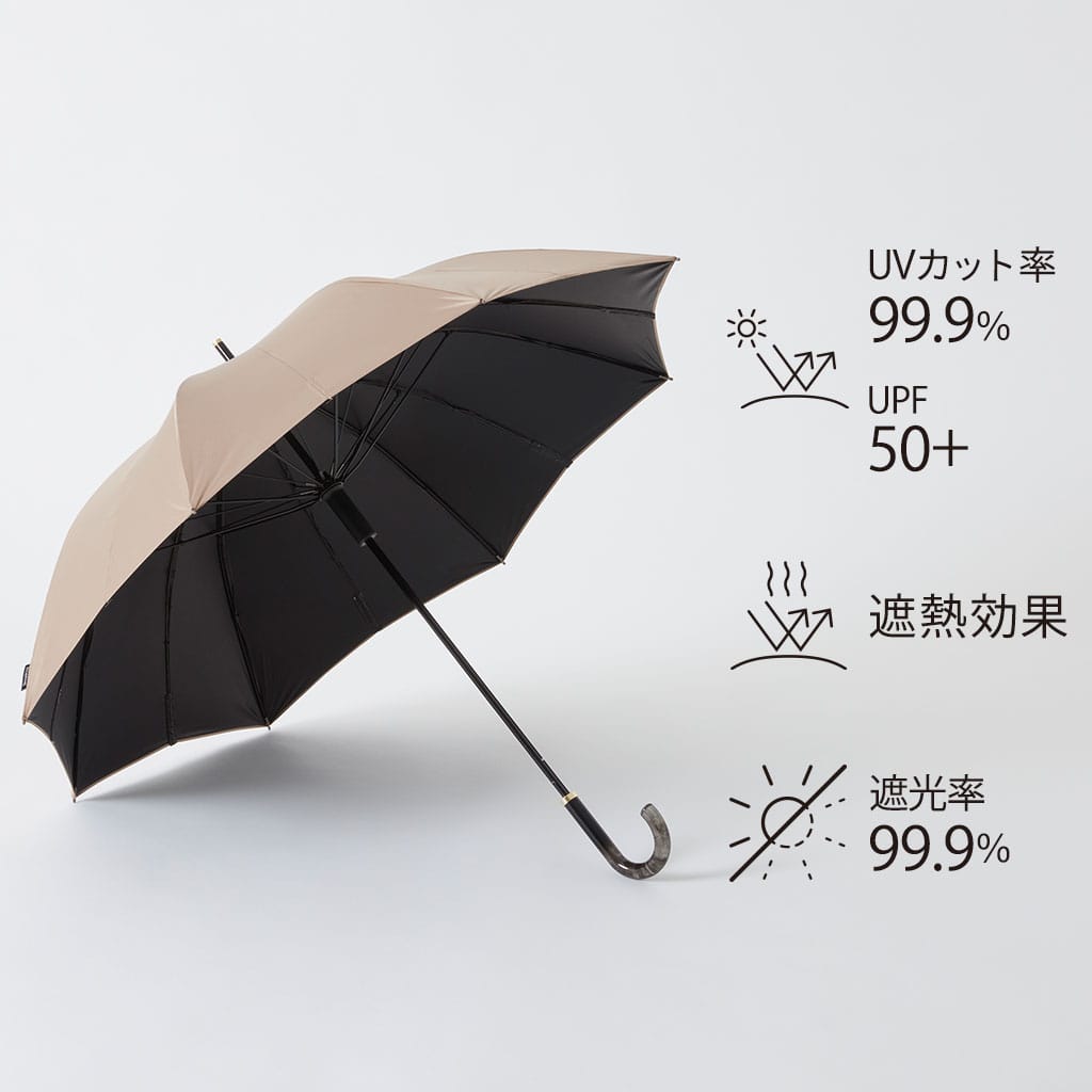 Shupatto アンブレラ UV 55cm パウダーブラウン
