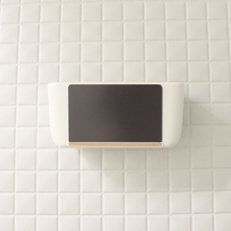 マグネット浴室小物入れ ホワイト