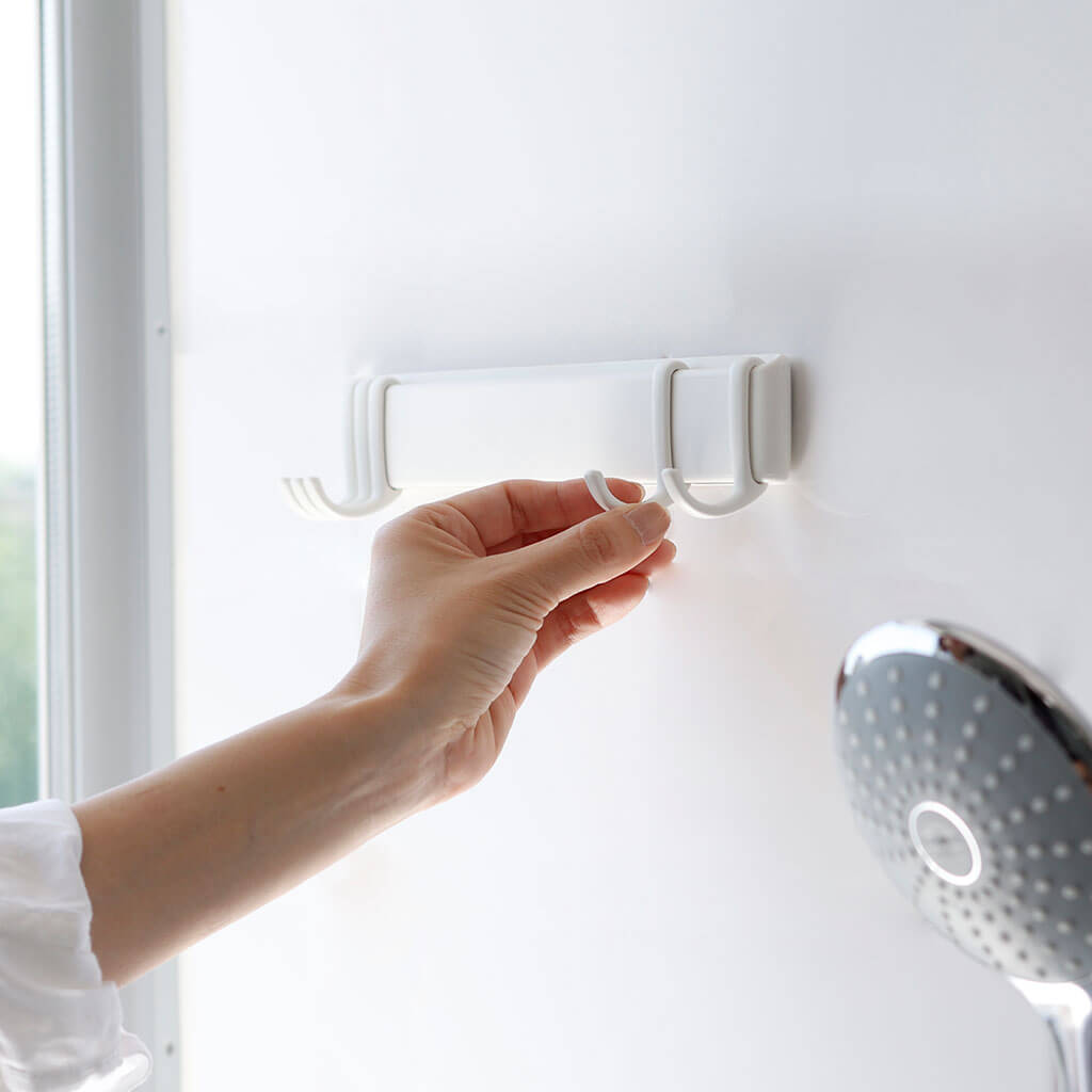 マグネットフック5連 ホワイト