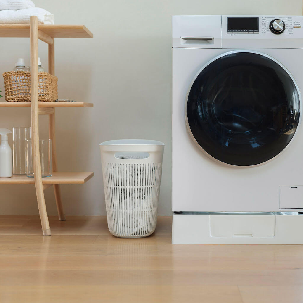 ランドリーバスケット ホワイト