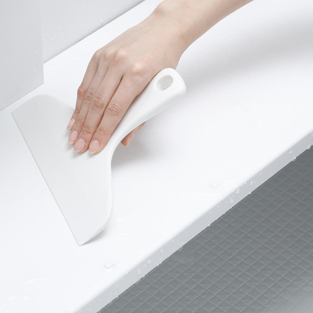 小回りのきくスキージー ホワイト