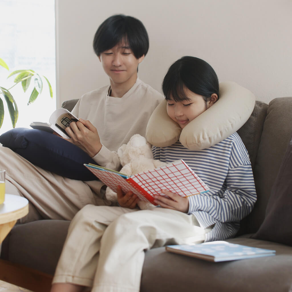 [ギフト]fuu ネックピロー グレー