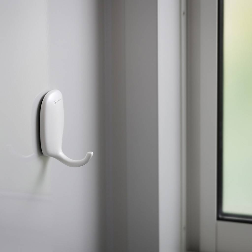 掛けやすいマグネットフック ホワイト