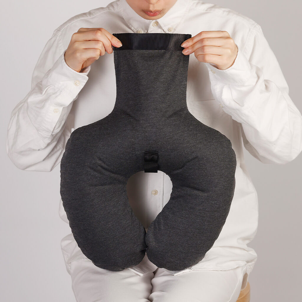 [ギフト]fuu ネックピロー グレー