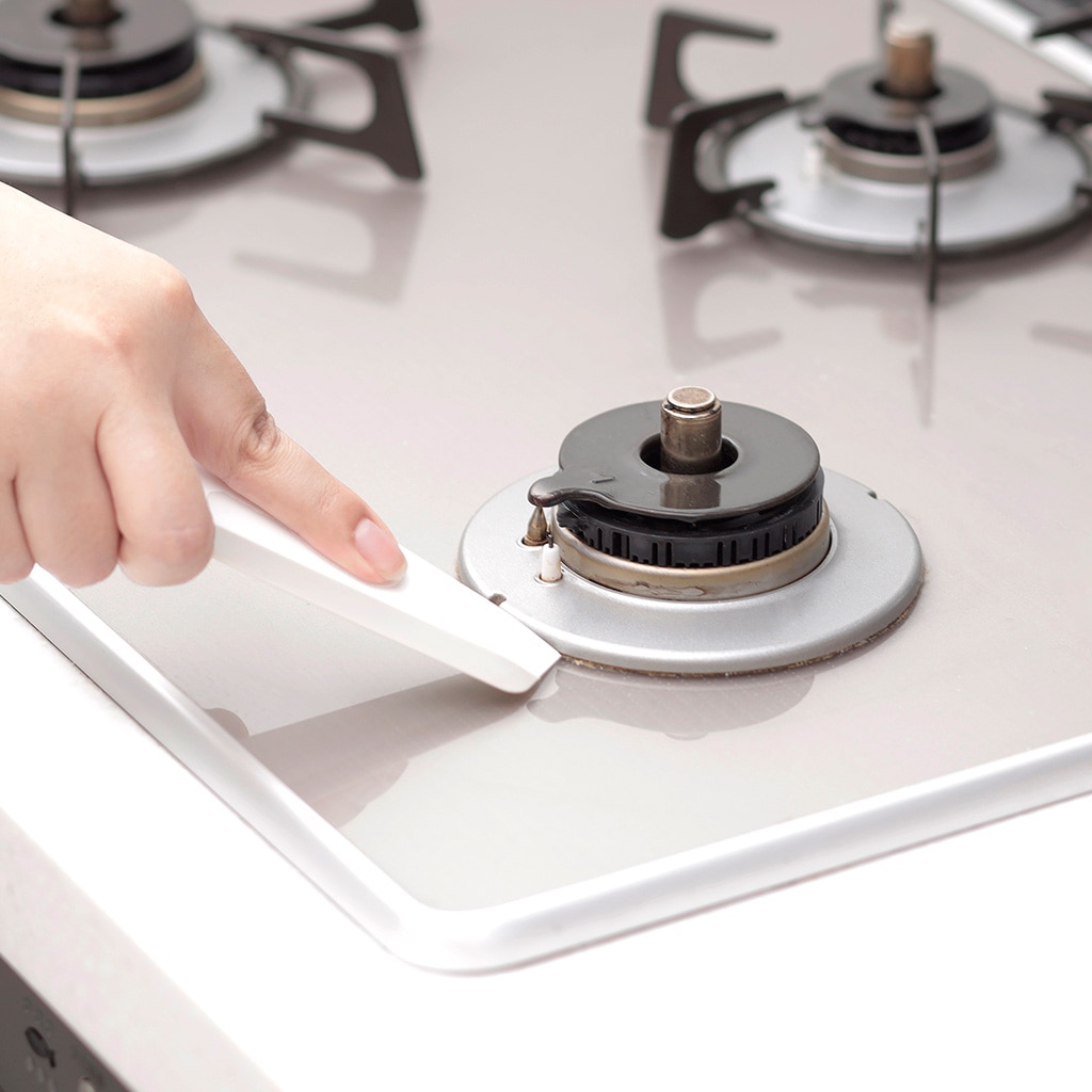 ふきんのように使えるキッチンスキージー ホワイト