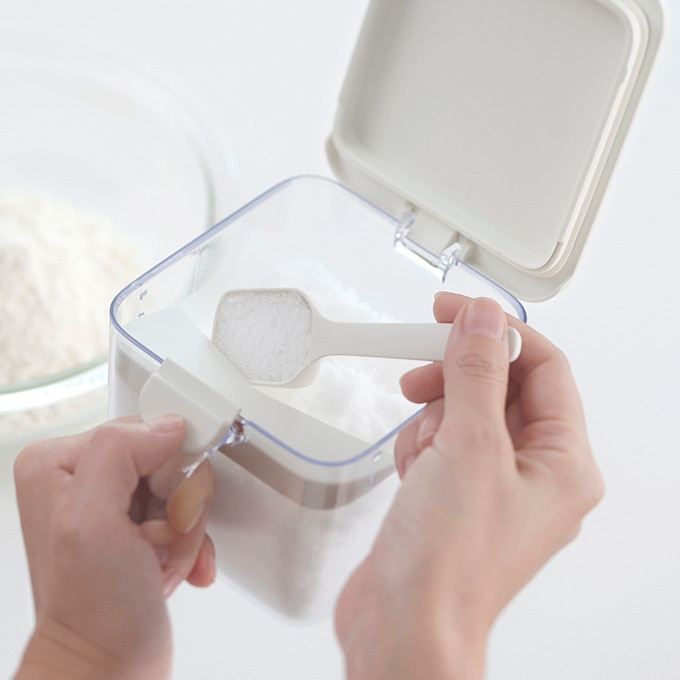 調味料ポット ワイド ホワイト