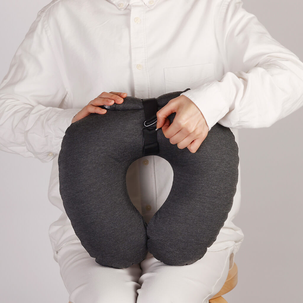 fuu ネックピロー グレー