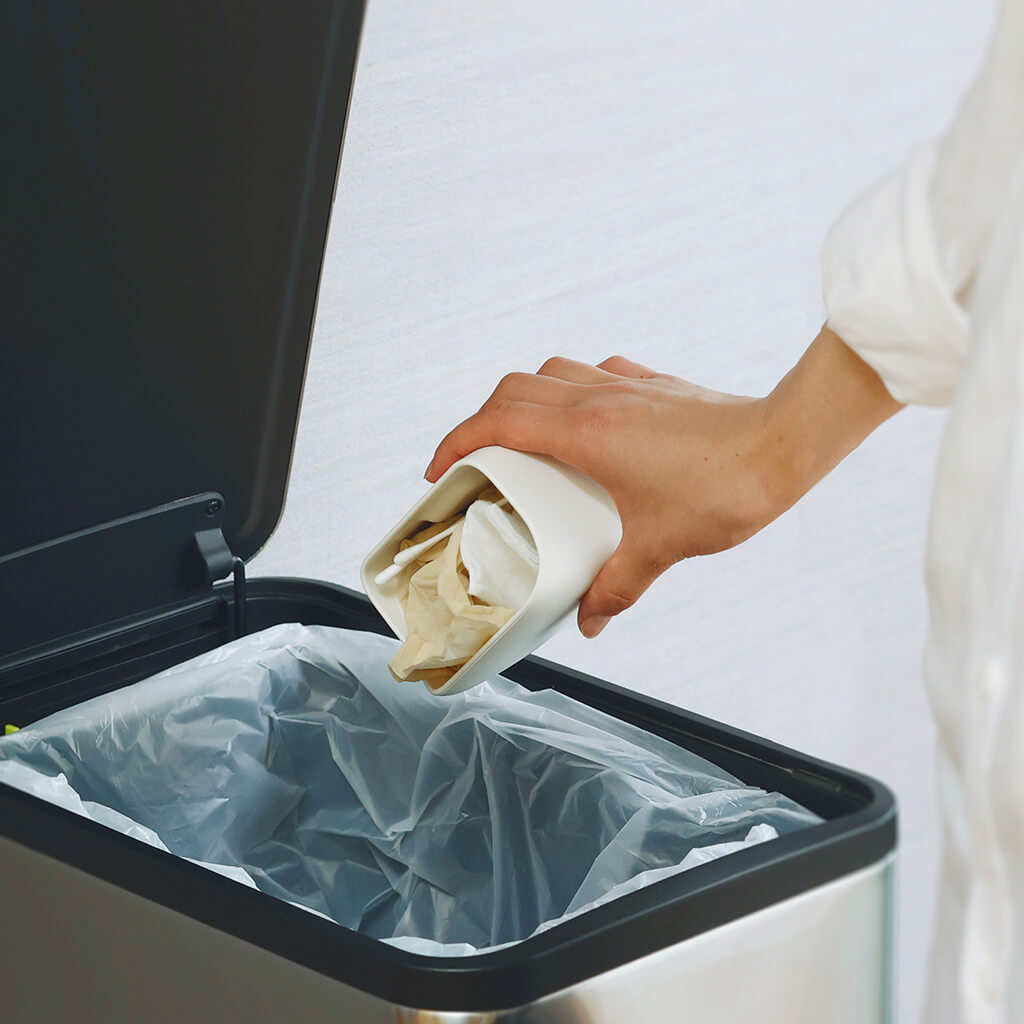 洗面ゴミ箱 ホワイト