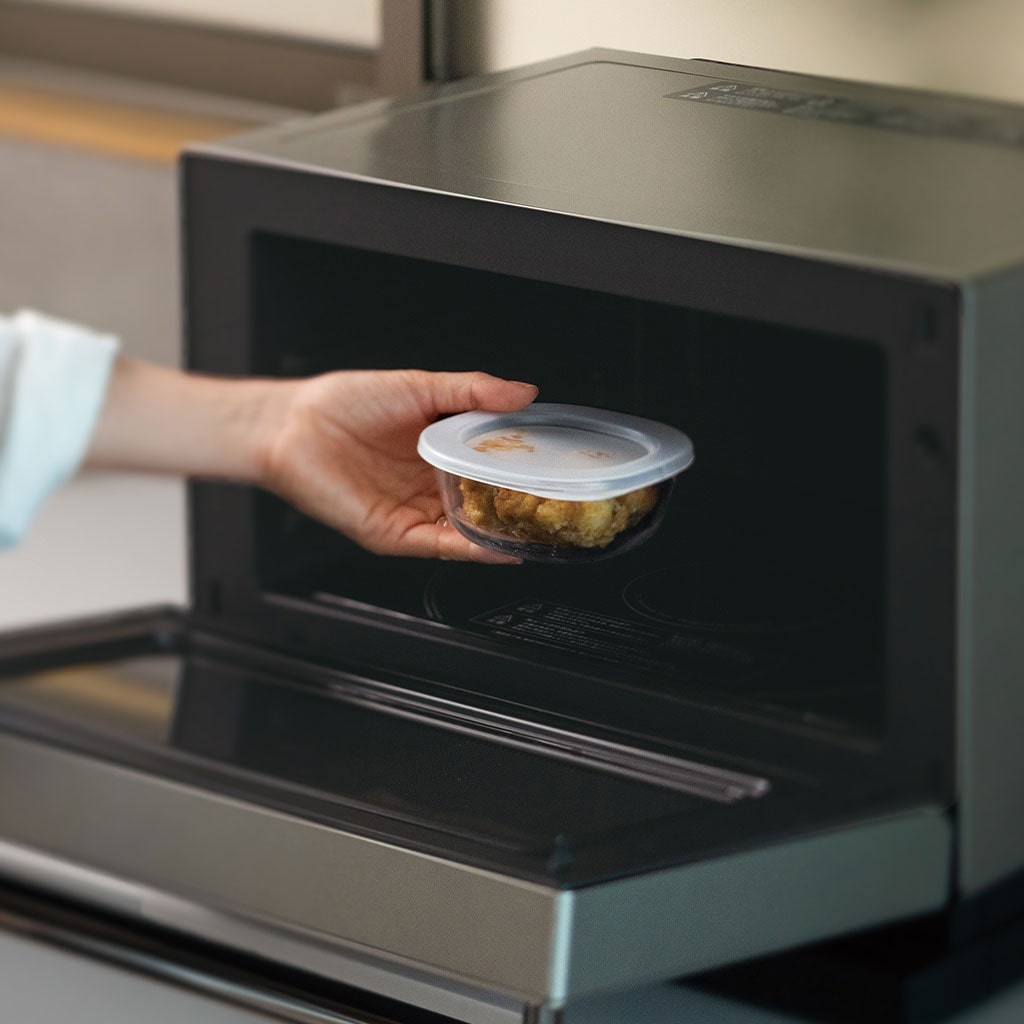 うつわにもなる保存容器 250mL クリア 2個入り