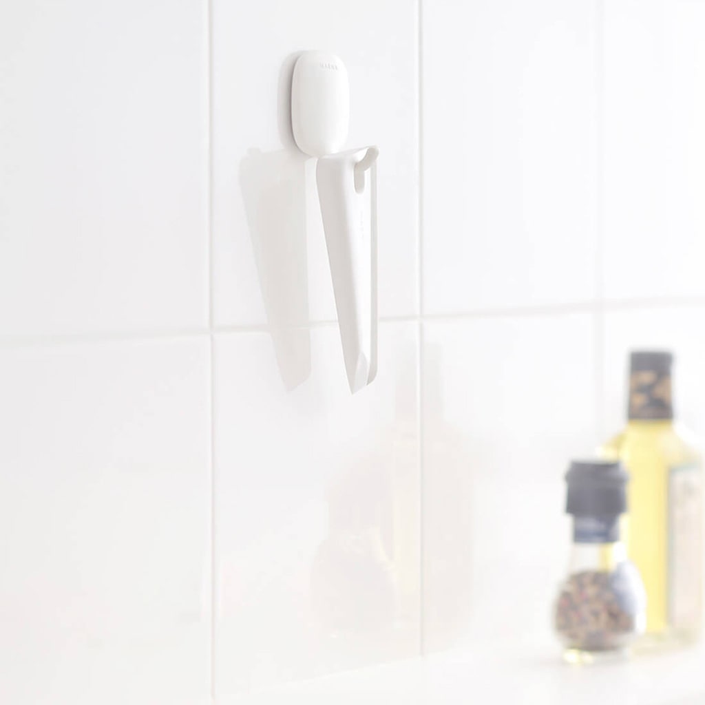 ふきんのように使えるキッチンスキージー ホワイト