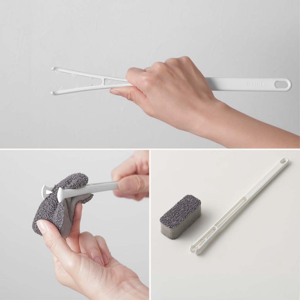 水ピカ ボトル洗いスポンジ グレー