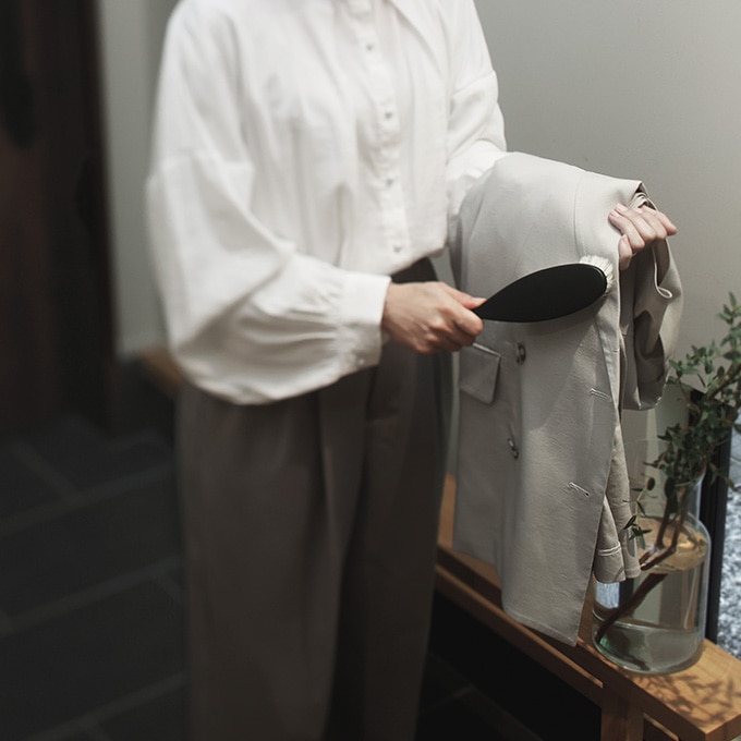 毎日の洋服ブラシ