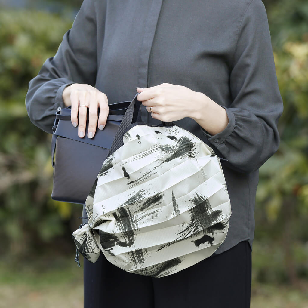 Shupatto パッカブルバッグ 8L ホワイトバーチ