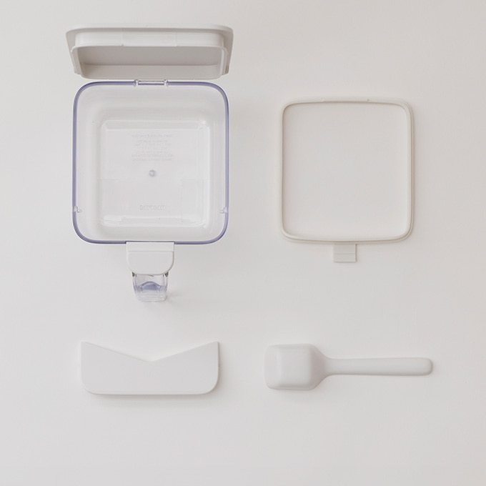 調味料ポット ワイド ホワイト