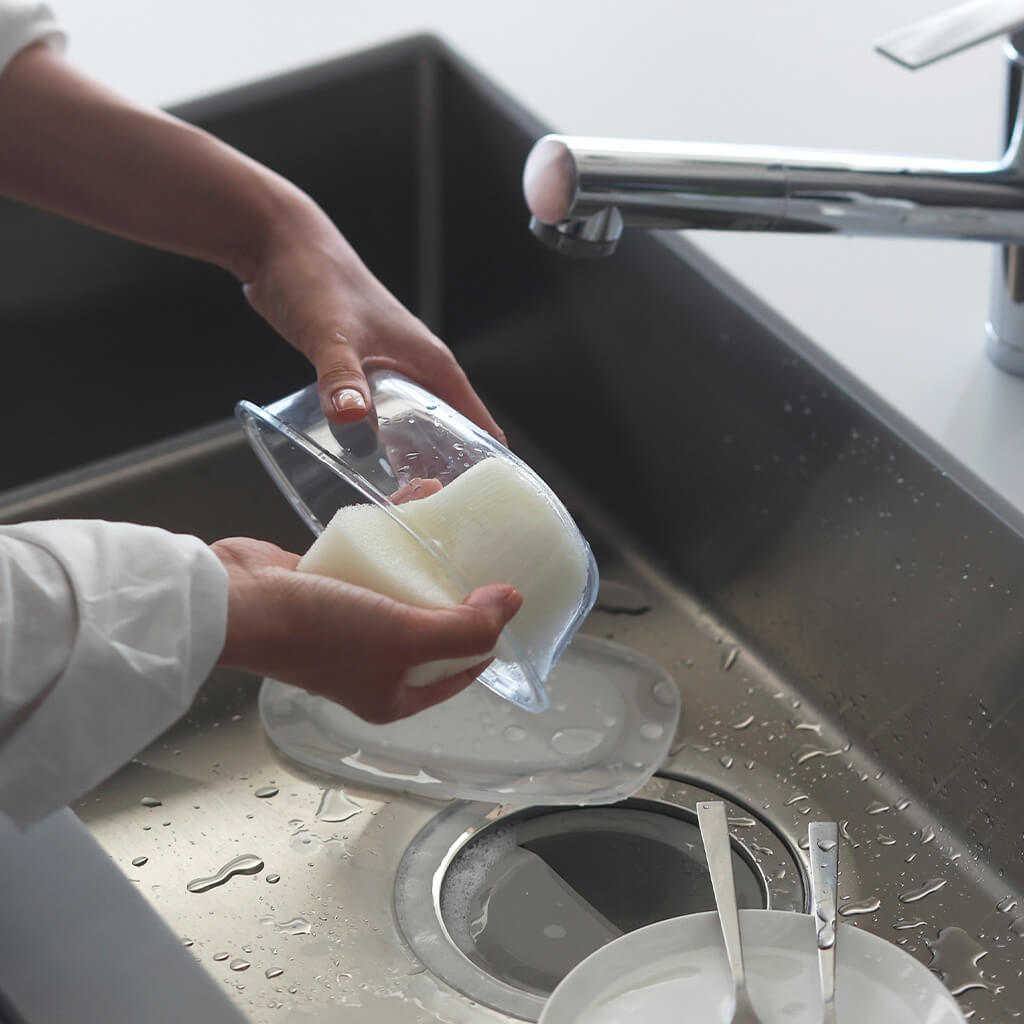 うつわにもなる保存容器 250mL クリア 2個入り