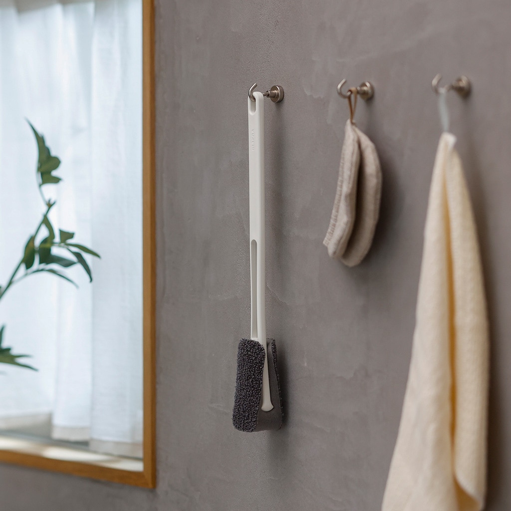 水ピカ ボトル洗いスポンジ グレー