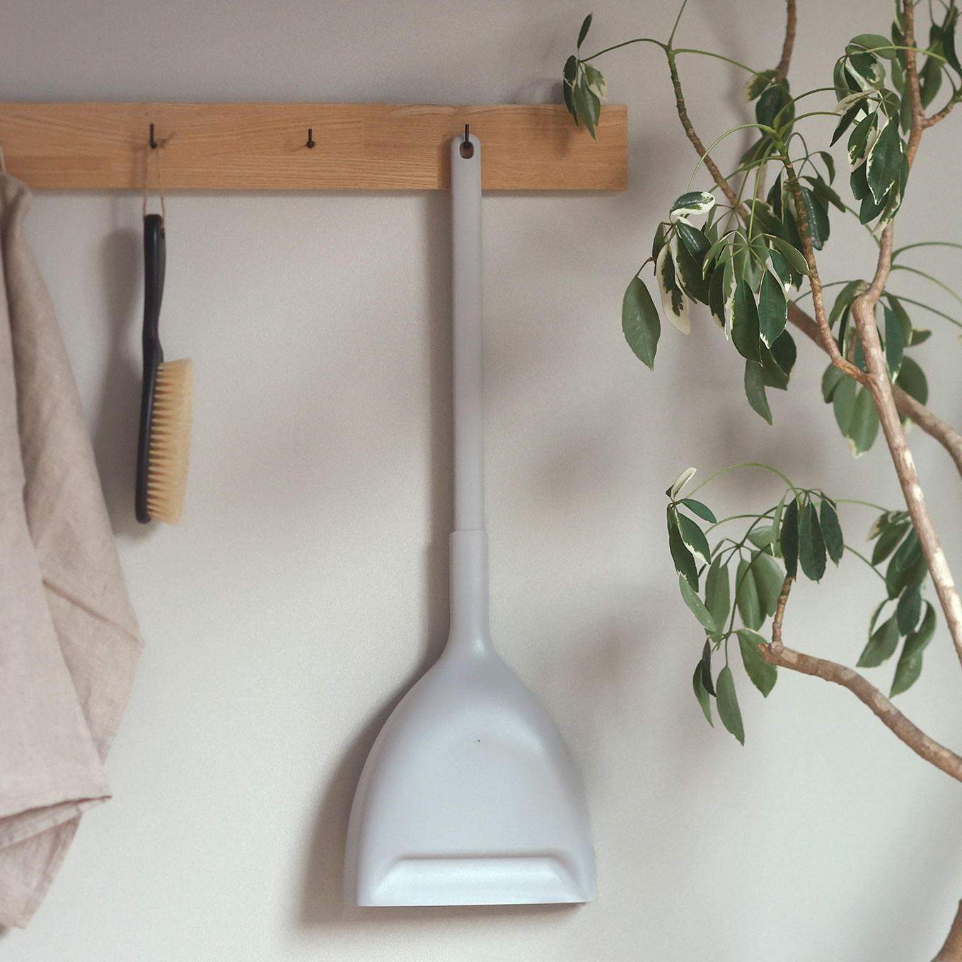 ほうき ちりとり(WEB限定色) ブラック