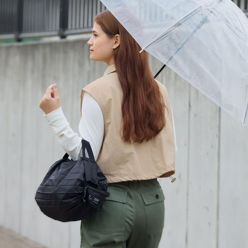 Shupatto パッカブルバッグ 8L ブラック