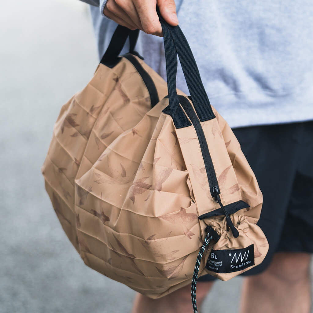 Shupatto パッカブルバッグ 8L ホワイトバーチ