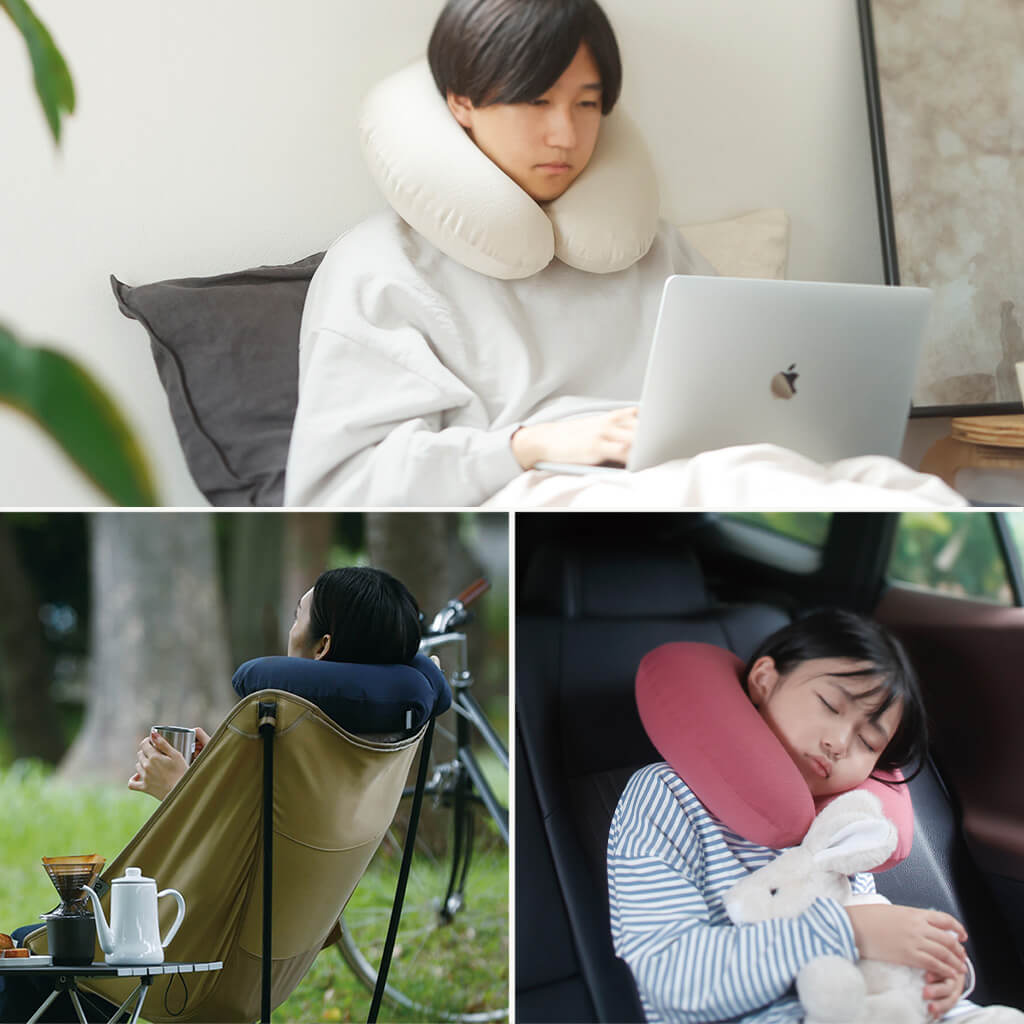 [ギフト]fuu ネックピロー グレー