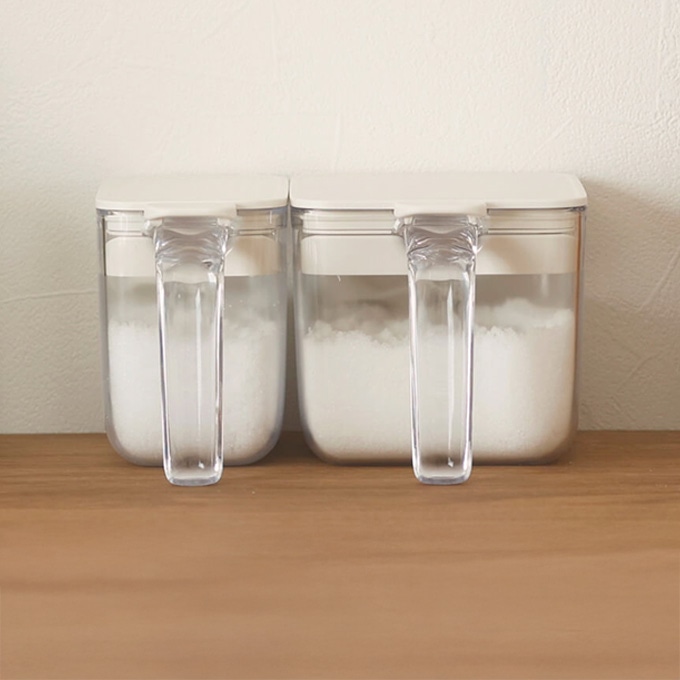 調味料ポット ワイド ホワイト