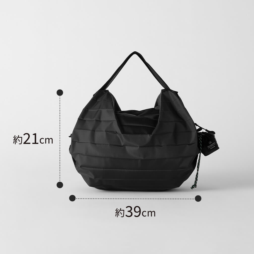 Shupatto パッカブルバッグ 8L ブラック