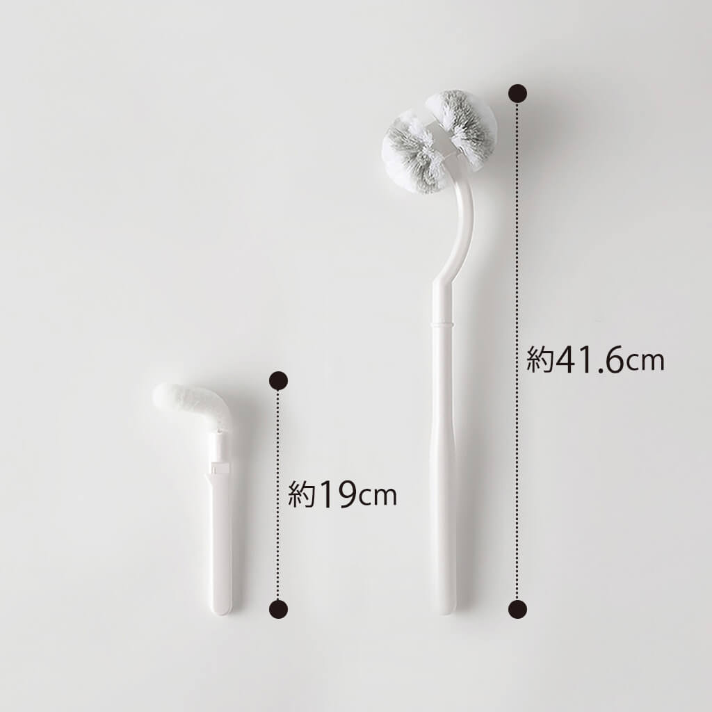 2in1トイレブラシ ホワイト