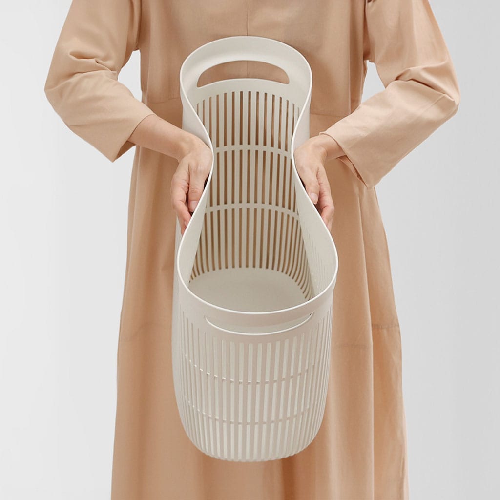 ランドリーバスケット ホワイト