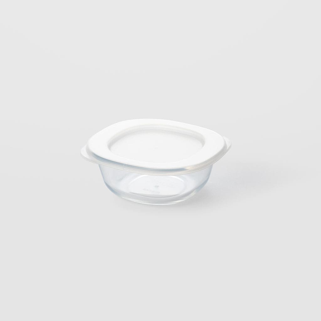 うつわにもなる保存容器 250mL クリア 2個入り